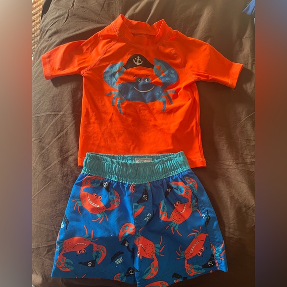 Baby swim set rash & swim trunks - Picture 1 of 3